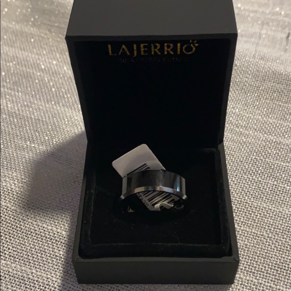 Tungsten Cool Black Men's Ring.Size US10